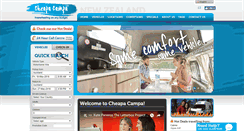 Desktop Screenshot of cheapacampa.co.nz